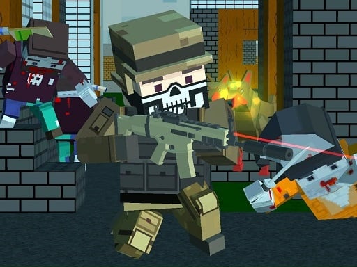 Pixel Shooter Zombie Multiplayer