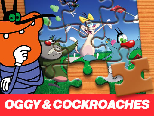 Oggy And The Cockroaches Jigsaw Puzzle