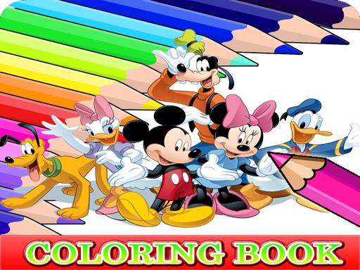 Coloring Book For Mickey Mouse