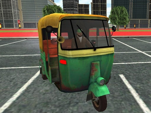 Tuktuk Rickshaw City Driving Sim