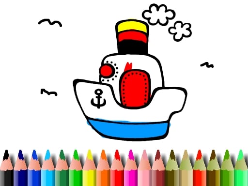 Bts Boat Coloring