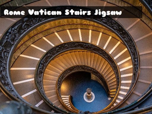 Rome Vatican Stairs Jigsaw