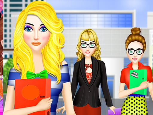 Office Dress Up Fashion Makeover: Girl Dress Up