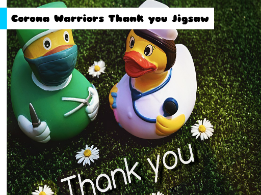 Corona Warriors Thank You Jigsaw