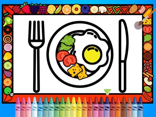 Color And Decorate Dinner Plate