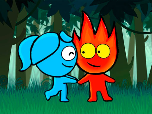 Red Boy And Blue Girl Forest Adventure