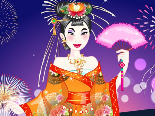 Chinese Princess Wedding Dress Up