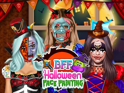 Bff Halloween Face Painting