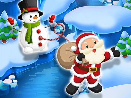 Santa Snowman Jump