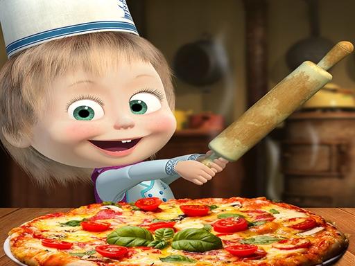 Masha And The Bear Pizzeria ! Pizza Maker Game Onl