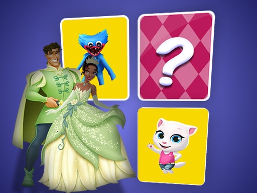 The Princess And The Frog Memory Card Match