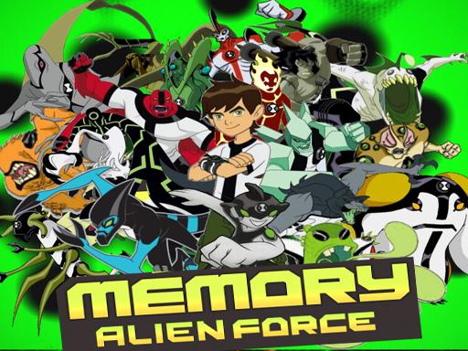 Ben 10 Match 3 Cards Alien Force