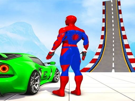 Zigzag Car Spiderman Racer -3d