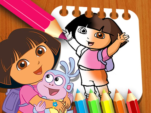 Dora The Explorer The Coloring Book