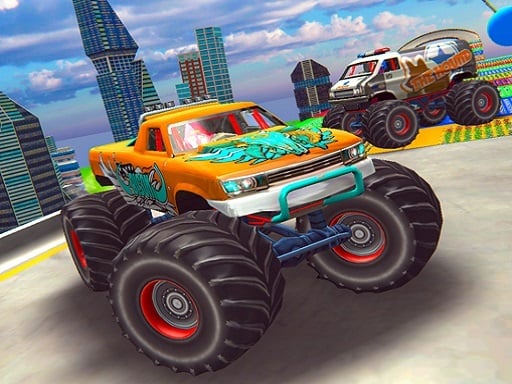 Crazy Monster Jam Truck Race Game 3d